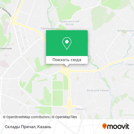 Карта Склады Причал
