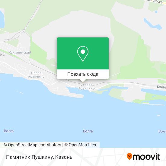 Карта Памятник Пушкину