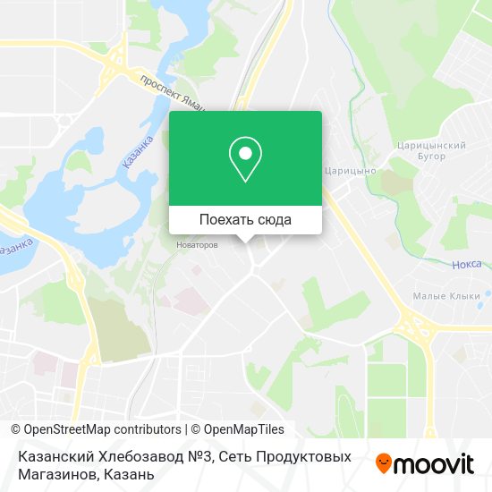 Карта Казанский Хлебозавод №3, Сеть Продуктовых Магазинов