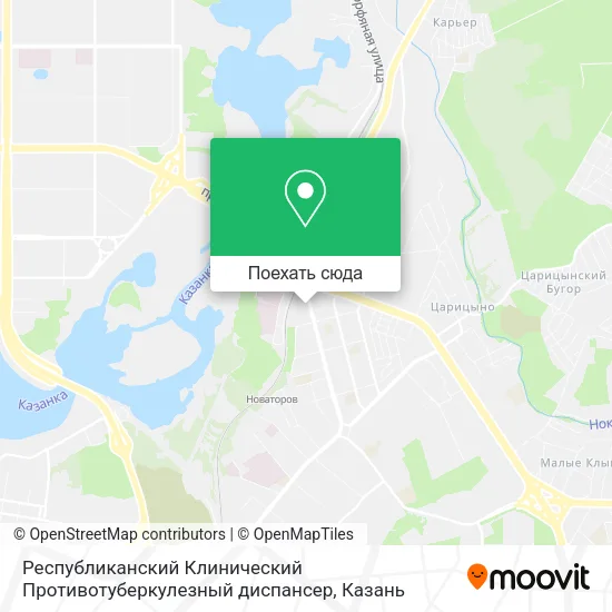 Карта Республиканский Клинический Противотуберкулезный диспансер