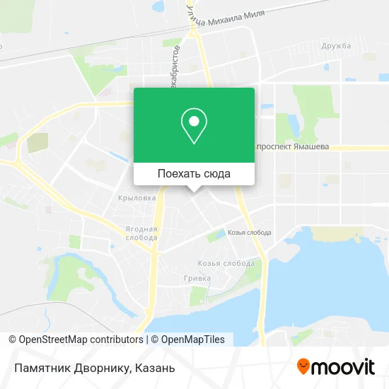 Карта Памятник Дворнику