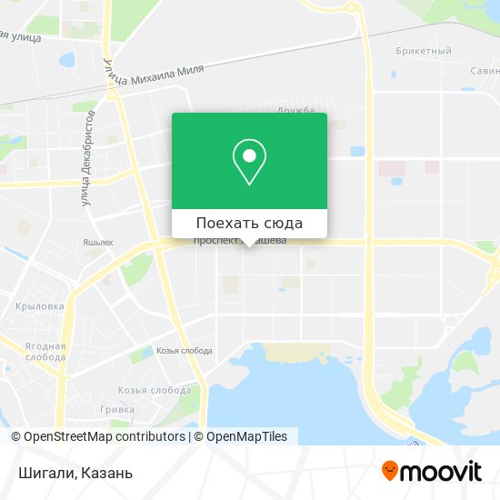 Карта Шигали