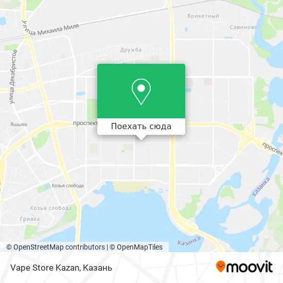 Карта Vape Store Kazan