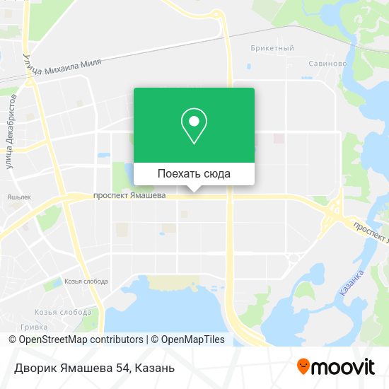 Карта Дворик Ямашева 54