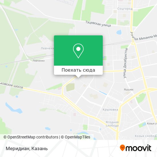 Карта Меридиан