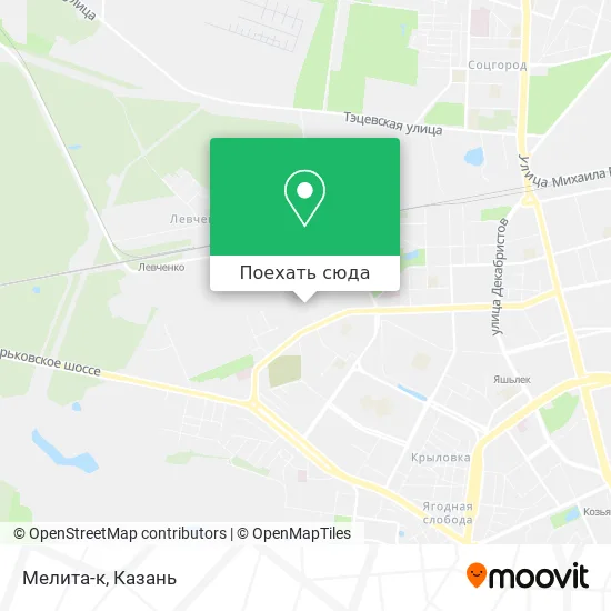 Карта Мелита-к