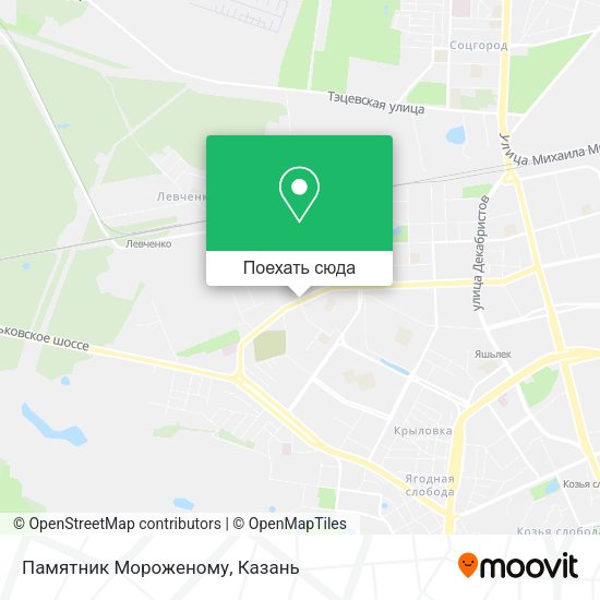 Карта Памятник Мороженому