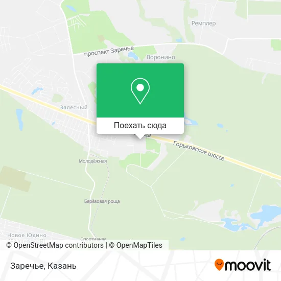 Карта Заречье