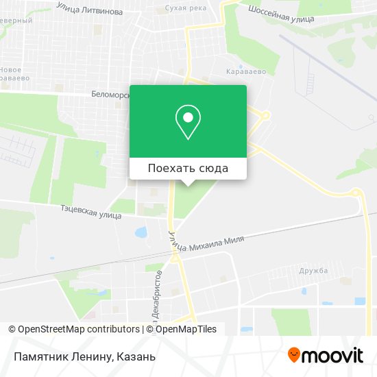 Карта Памятник Ленину