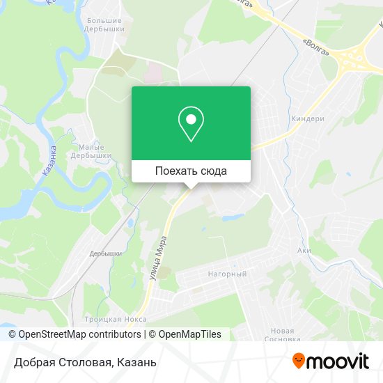 Карта Добрая Столовая