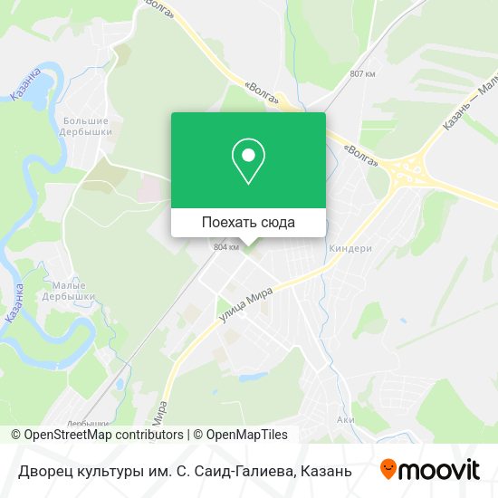 Карта Дворец культуры им. С. Саид-Галиева