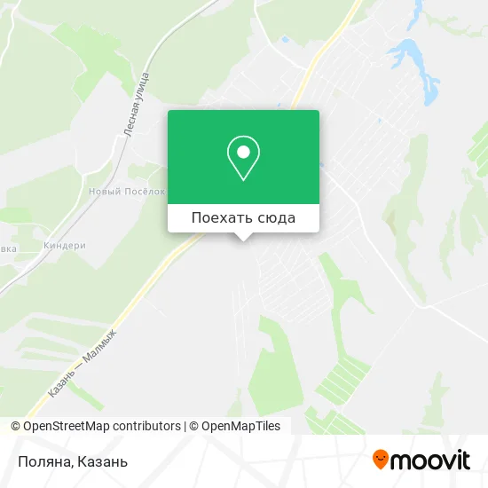 Карта Поляна