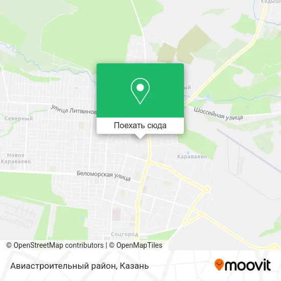 Карта Авиастроительный район