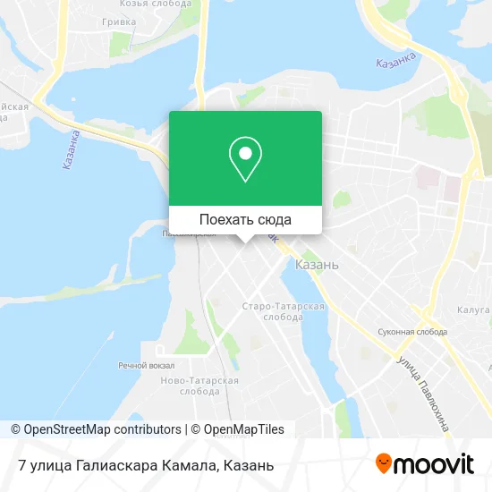 Карта 7 улица Галиаскара Камала