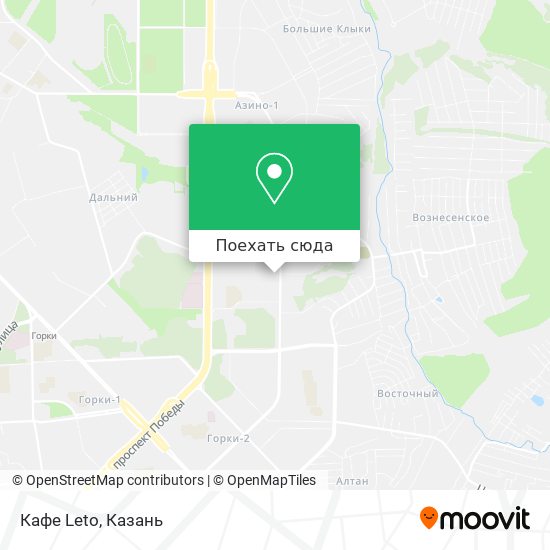 Карта Кафе Leto