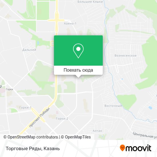 Карта Торговые Ряды