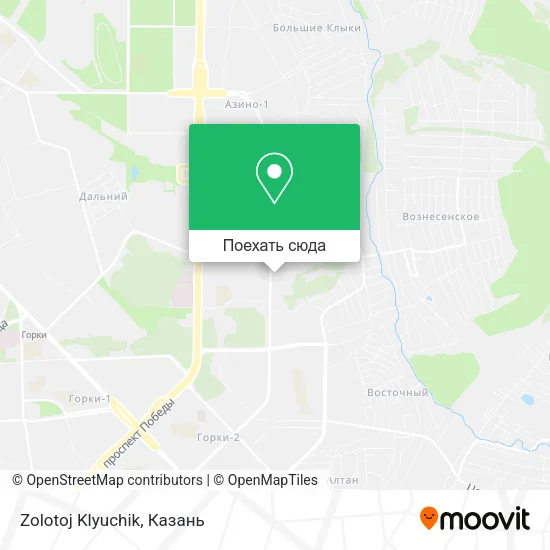 Карта Zolotoj Klyuchik