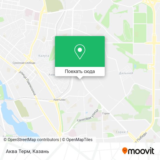 Карта Аква Терм