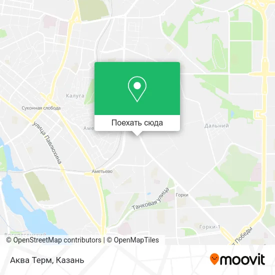 Карта Аква Терм