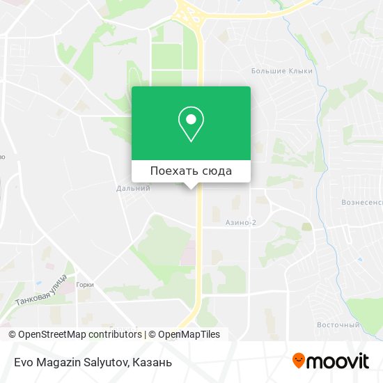 Карта Evo Magazin Salyutov