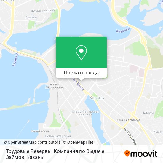 Карта Трудовые Резервы, Компания по Выдаче Займов