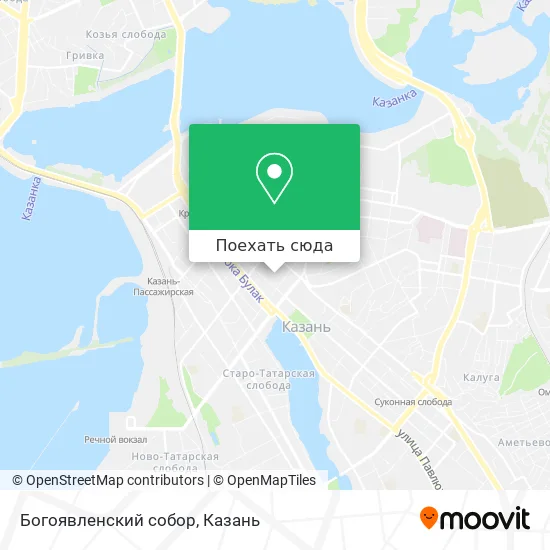 Карта Богоявленский собор