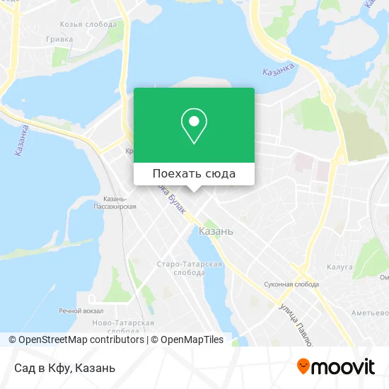 Карта Сад в Кфу