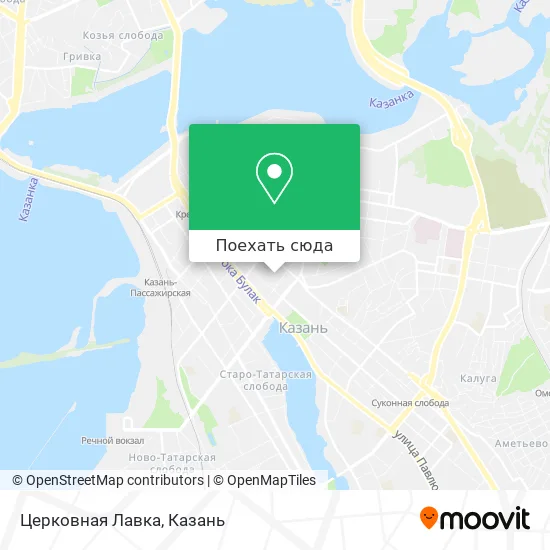 Карта Церковная Лавка