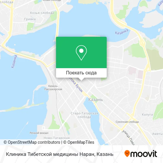 Карта Клиника Тибетской медицины Наран
