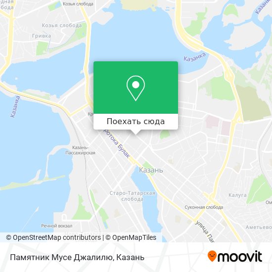 Карта Памятник Мусе Джалилю