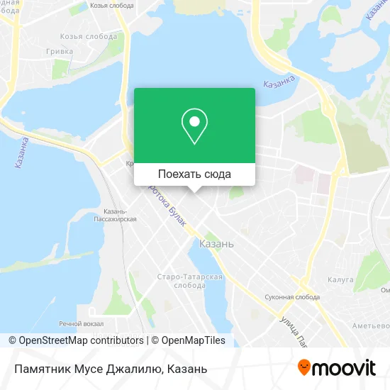 Карта Памятник Мусе Джалилю