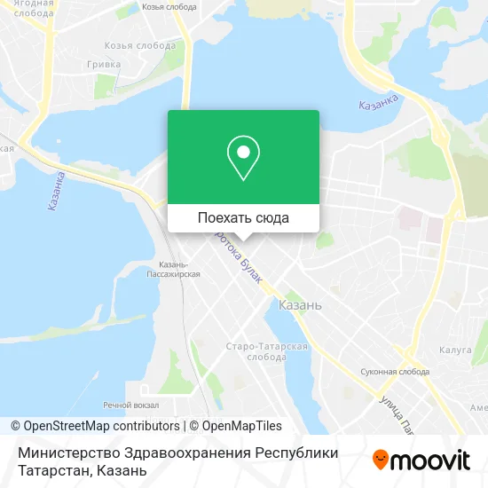 Карта Министерство Здравоохранения Республики Татарстан