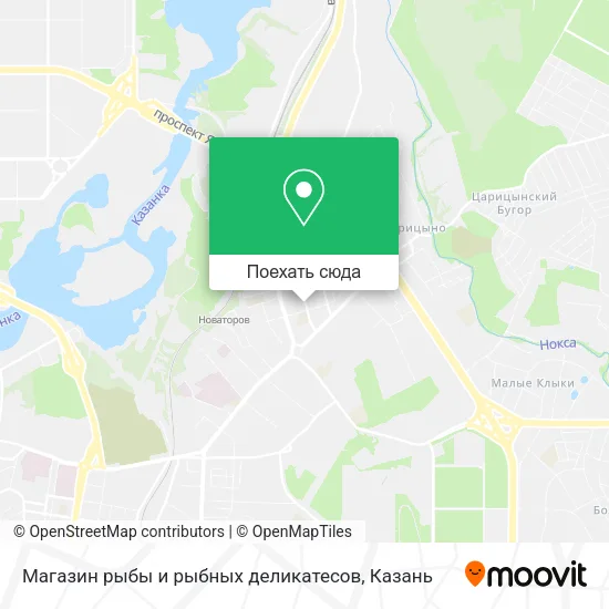 Карта Магазин рыбы и рыбных деликатесов