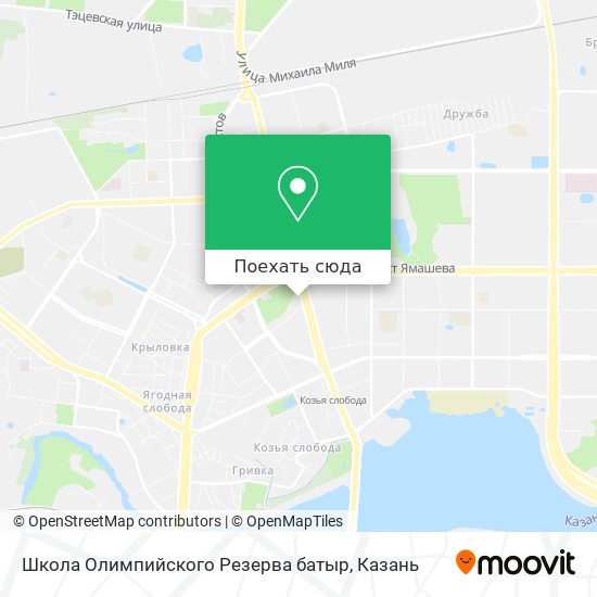 Карта Школа Олимпийского Резерва батыр