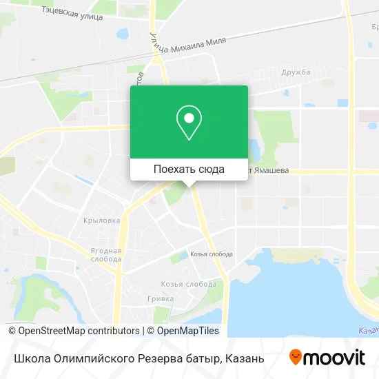 Карта Школа Олимпийского Резерва батыр