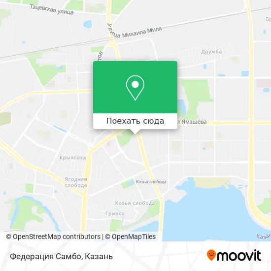 Карта Федерация Самбо