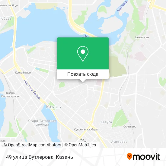Карта 49 улица Бутлерова