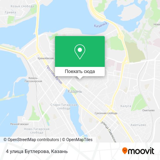 Карта 4 улица Бутлерова