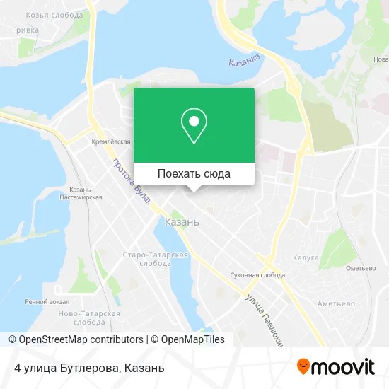 Карта 4 улица Бутлерова