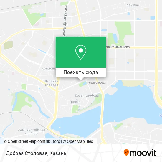 Карта Добрая Столовая