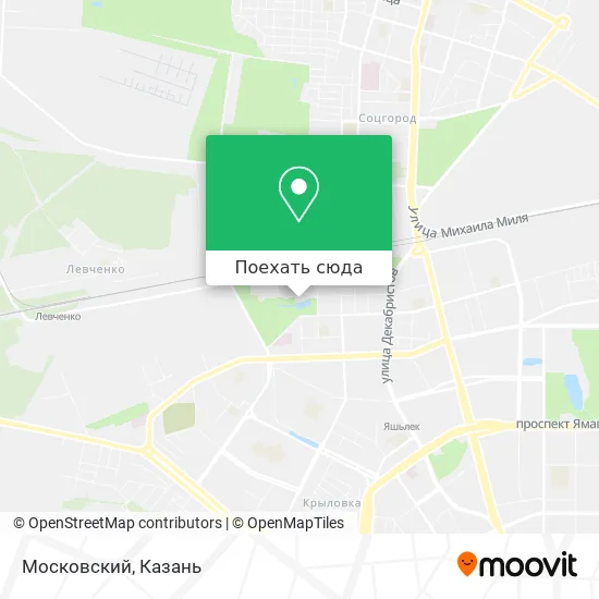 Карта Московский