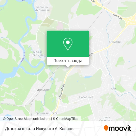 Карта Детская школа Искусств 6