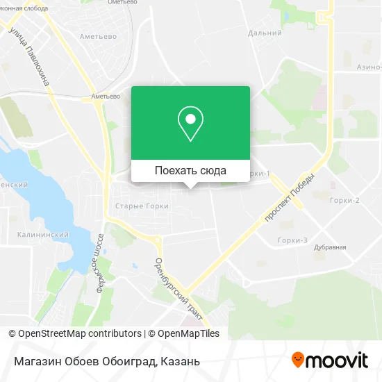 Карта Магазин Обоев Обоиград