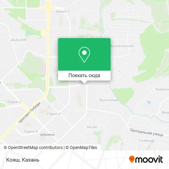 Карта Кояш