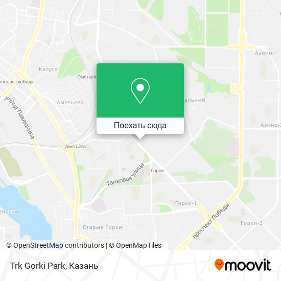 Карта Trk Gorki Park