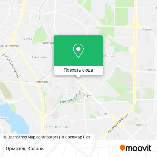 Карта Орматек