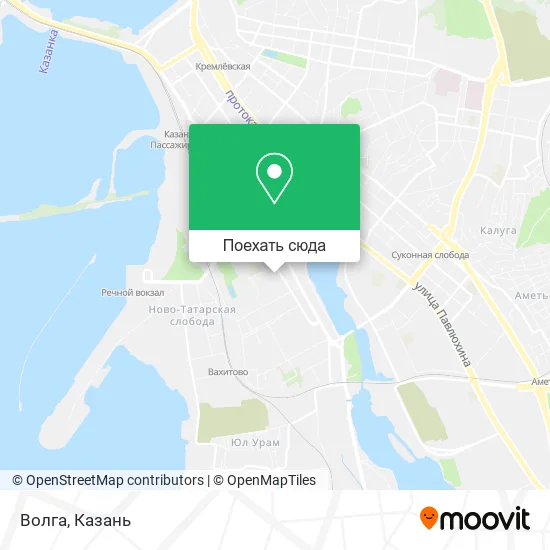 Карта Волга