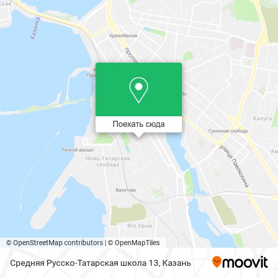 Карта Средняя Русско-Татарская школа 13