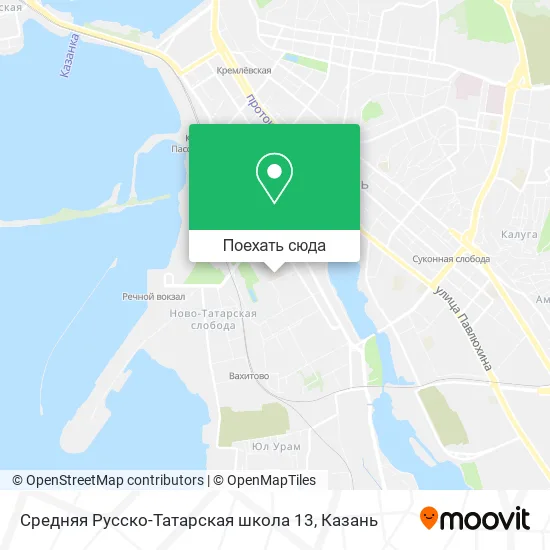 Карта Средняя Русско-Татарская школа 13