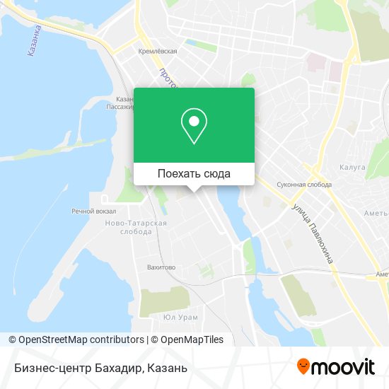 Карта Бизнес-центр Бахадир